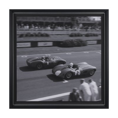 15681 - Race Day - Qualifying by Ben Wood a Hand Embellished Framed Photo Art Print Matted under Glass