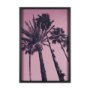 15702 - Pink Palms II by Deborah Revell a Hand Embellished Framed Photo Art Print