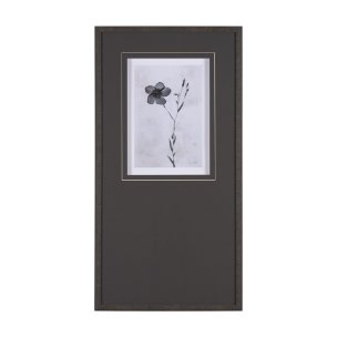 Wonderful Wildflowers XIV Neutral by Deborah Revell a Hand Embellished Framed Art Print Matted under