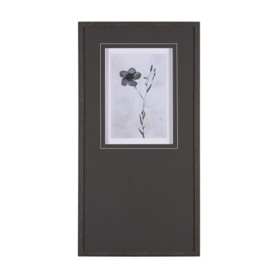 15710 - Wonderful Wildflowers XIV Neutral by Deborah Revell a Hand Embellished Framed Art Print Matted under