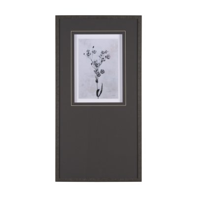 15711 - Wonderful Wildflowers XV Neutral by Deborah Revell a Hand Embellished Framed Art Print Matted under 