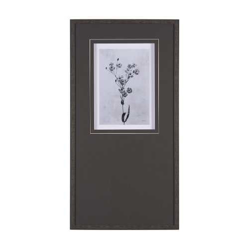 15711 - Wonderful Wildflowers XV Neutral by Deborah Revell a Hand Embellished Framed Art Print Matted under 