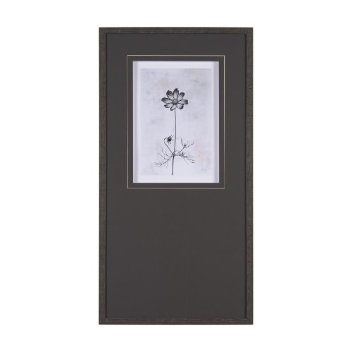 15712 - Wonderful Wildflowers XVI Neutral by Deborah Revell a Hand Embellished Framed Art Print Matted under