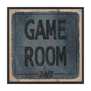 Game Room SQ by Mercana Studio a Hand Embellished Framed Art Print