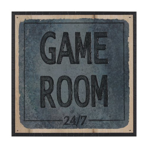 15726 - Game Room SQ by Mercana Studio a Hand Embellished Framed Art Print