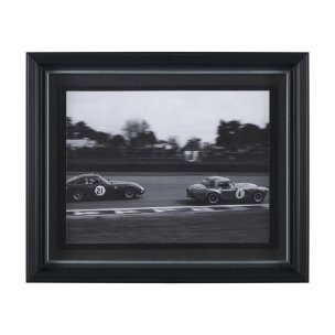 Hot on the Tail by Ben Wood a Hand Embellished Framed Photo Art Print Matted under Glass