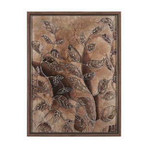 Bronze Beauty I by Studio M a handmade Original Framed 3D Textured Artwork