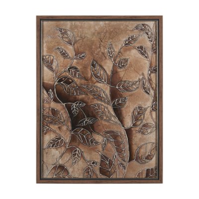 15741 - Bronze Beauty I by Studio M a handmade Original Framed 3D Textured Artwork