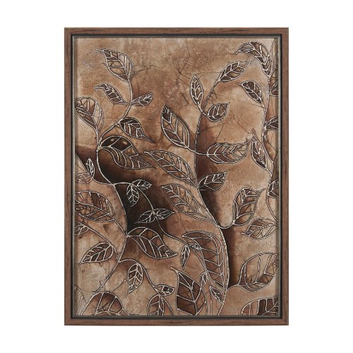 15741 - Bronze Beauty I by Studio M a handmade Original Framed 3D Textured Artwork