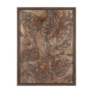 Bronze Beauty II by Studio M a handmade Original Framed 3D Textured Artwork