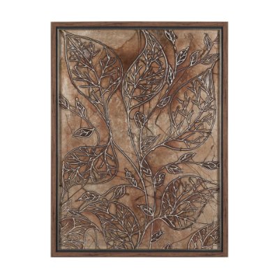 15742 - Bronze Beauty II by Studio M a handmade Original Framed 3D Textured Artwork