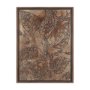 15742 - Bronze Beauty II by Studio M a handmade Original Framed 3D Textured Artwork