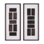 15743 - Grouped Bricks (Set of 2) by Studio M a handmade Original Framed Artwork under Glass