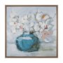 102649-FL - Magnolia Bouquet by Mercana Studio a Hand Embellished Textured Framed Canvas