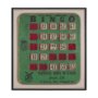 102661-FL - Chasing Numbers I Bingo Card by Mercana Studio a Hand Embellished Textured Framed Canvas