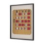 15664 - Chasing Numbers I by Zap Studio a Framed Art Print Matted under Glass