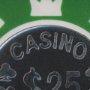 15723 - Casino 25 Dollar Vegas Poker Chip By Zap Studio Framed Art Photograph Print under Glass