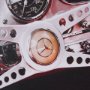 15738 - Vintage Car by Magda Izzard a Hand Embellished Framed Photo Art Print