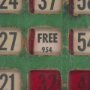 102661-FL - Chasing Numbers I Bingo Card by Mercana Studio a Hand Embellished Textured Framed Canvas