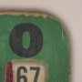 102661-FL - Chasing Numbers I Bingo Card by Mercana Studio a Hand Embellished Textured Framed Canvas