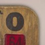 102663-FL - Chasing Numbers III Bingo Card by Mercana Studio a Hand Embellished Textured Framed Canvas