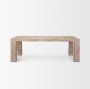 71071-AB - McArthur 84" Whitewash Reclaimed Wood Dining Table