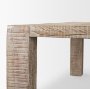 71071-AB - McArthur 84" Whitewash Reclaimed Wood Dining Table