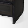 67532 - Gehry I 62.3x16.5 Black Metal Frame w/Wood Accent 4 Cabinet Door Two Drawer Sideboard