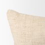 71084 - Jacory 22x22 Cream Checker Textured Decorative Square Pillow Cover