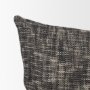 71090 - Jalia Cream and Black Cotton Decorative Square Pillow Cover