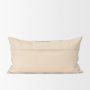 71091 - Jalia 14x26 Cream/Black Cotton Decorative Lumbar Pillow Cover