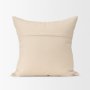 71099 - Jeren 22x22 Beige Cotton Linen Square Pillow Cover
