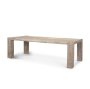 71072-AB - McArthur 94" Whitewash Reclaimed Wood Dining Table
