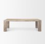 71072-AB - McArthur 94" Whitewash Reclaimed Wood Dining Table