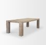 71072-AB - McArthur 94" Whitewash Reclaimed Wood Dining Table