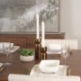 69869 - Malta Aluminum Candle Holder Large