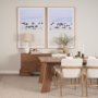 71110-AB - Jonan Brown Solid Mango Wood Rectangular Dining Table