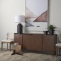 70056 - Leo 18.0L x 18.0W x 31.0H Black Hammered W/White Fabric Shade Table Lamp