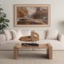 57654 - Yeadon I 5L x 34W Brown Shaped Oval Wood Object