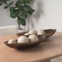 69075 - Karmen (Set of 2) Gold Hammered Oversized Bowls