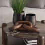 70152 - Tayla Large Medium Brown Wood Chain Link