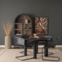 70654 - Quincy Large Matte Black Metal Decorative Bell Object