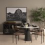 70719 - Radu Small Matte Black Metal Bull Decorative Object
