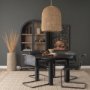 70915 - Thad 4-Light Natural Woven Rattan Foyer Chandelier