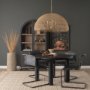 70916 - Thad 4-Light Natural Woven Rattan Dome Chandelier