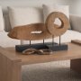 71059 - Wesson Light Brown Wood Rectangular Coffee Table