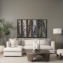 15285 - Etched Silouette I by Mercana Studio a Hand Embellished Textured Framed Art Print