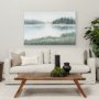 70373 - Mere Pond Lake 60x40 Hand Painted on Wood Oil Painting