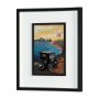 15786 - Michigan Go USA (M) by Mercana Studio a Framed Art Print Matted under Glass