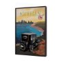 15787 - Michigan Go USA (SM) by Mercana Studio a Hand Embellished Decograph Framed Art Print